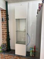 Vitrinekastje met verlichting, Huis en Inrichting, Kasten | Vitrinekasten, Ophalen, Minder dan 50 cm, Gebruikt, 150 tot 200 cm