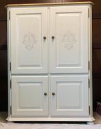 Opgeknapte kast met naturel bovenblad, Ophalen, Zo goed als nieuw