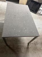 Tafel met natuursteen blad, Huis en Inrichting, Tafels | Salontafels, Ophalen, Overige materialen, Gebruikt, 100 tot 150 cm