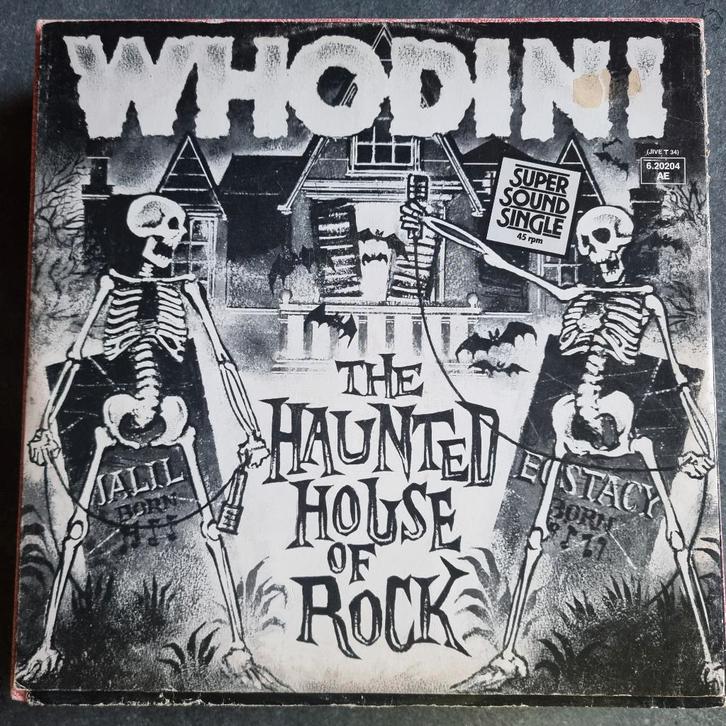 12" Whodini – The Haunted House Of Rock, Cd's en Dvd's, Vinyl Singles, Gebruikt, Maxi-single, Hiphop en Rap, 12 inch, Ophalen of Verzenden