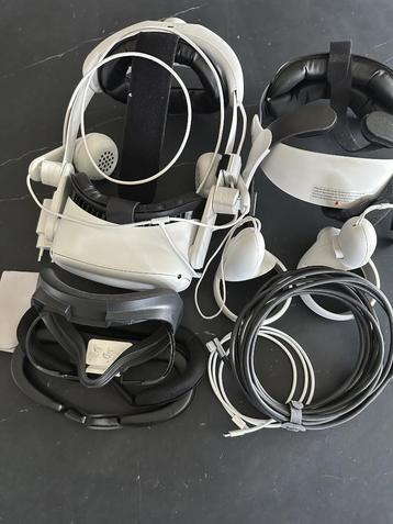 meta quest 2 128GB kiwi strap met batterij + bobovr elite beschikbaar voor biedingen