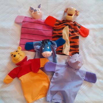 Winnie the Pooh handpoppen poppenkastpoppen Disney  beschikbaar voor biedingen