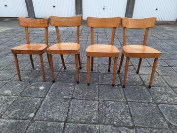 4 stoelen hout