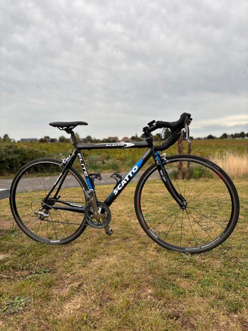 Perfecte Koersfiets Scatto + Shimano 105, Fietsen en Brommers, Fietsen | Racefietsen, Zo goed als nieuw, 53 tot 57 cm, Ophalen