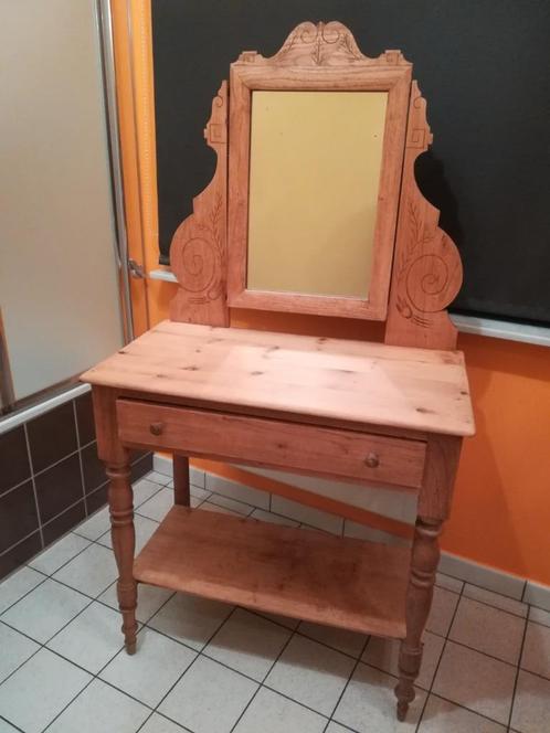 magnifique meuble lavabo avec miroir, Antiek en Kunst, Antiek | Meubels | Kasten, Ophalen