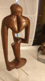 moderne houten sculptuur, ambachtelijke kunst, Ophalen of Verzenden