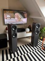 Q Acoustics 3050 vloerstaande speakers in perfecte staat, Audio, Tv en Foto, Luidsprekerboxen, Zo goed als nieuw, 60 tot 120 watt