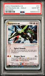 Dragon Rayquaza EX Holo PSA 10 - Flash-Cards, Hobby en Vrije tijd, Verzamelkaartspellen | Pokémon, Ophalen, Nieuw, Overige typen