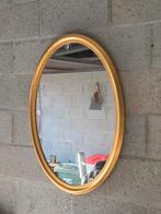 Vintage ovale spiegel Geratal – Made in Belgium – 80  55 cm, Ophalen, Zo goed als nieuw, Minder dan 100 cm, Ovaal