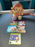 Vtech aapje Miko met 5 leesboekjes, Ophalen, Gebruikt