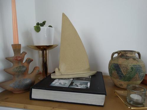 Vintage zeilboot StoneArt Belgium, Antiek en Kunst, Antiek | Keramiek en Aardewerk, Ophalen of Verzenden