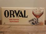 Metaal Reclamebord - Orval -, Verzamelen, Ophalen of Verzenden, Gebruikt