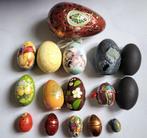 16 eieren, dozen, metaal, karton, divers, Ophalen of Verzenden, Gebruikt, Overige, Overige merken