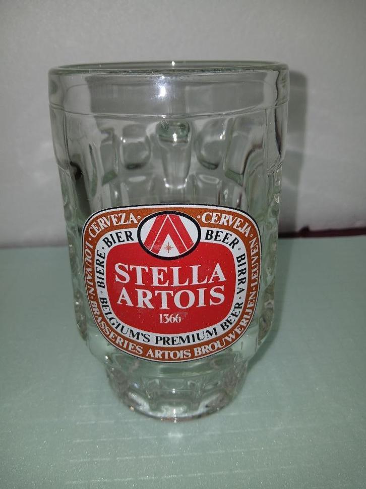 Oude STELLA ARTOIS mok van 50 cl in zeer goede staat, Verzamelen, Biermerken, Zo goed als nieuw, Glas of Glazen, Stella Artois