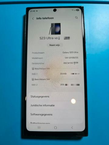 Samsung S23 ultra beschikbaar voor biedingen