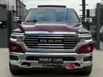 Dodge Ram 5.7i LPG LONGHORN TVAC*BTWIN TOIT PANO DISTRO FULL, Auto's, Dodge, Automaat, 408 pk, Leder, 5 zetels