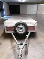 Aanhangwagen dubbele as, Auto diversen, Aanhangers en Bagagewagens, Ophalen, Gebruikt