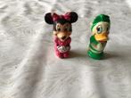 2 Disney figuurtjes Minnie Mouse en Daisy Duck 1980, Verzamelen, Gebruikt, Ophalen of Verzenden
