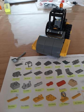 Lego set 60401 Construction Steamroller beschikbaar voor biedingen