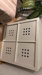 Witte kast met 4 bakken, Ophalen, Gebruikt, Minder dan 150 cm, Minder dan 100 cm