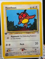 - Neo Genesis - Hoothoot 60/111 - 1ste editie - Common -, Hobby en Vrije tijd, Ophalen, Zo goed als nieuw, Losse kaart