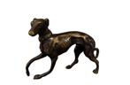 Lévrier en bronze art déco de 14 cm, Ophalen