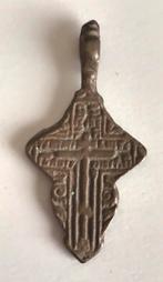 ancienne croix Orthodoxe Russe, Bronze, 18ème/19ème siècle, Antiquités & Art, Art | Art non-occidental