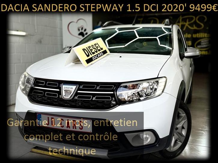 DACIA SANDERO STEPWAY 1.5 DCI ‼️GARANTIE 1 AN CTOK‼️, Autos, Dacia, Entreprise, Achat, Sandero, ABS, Caméra de recul, Airbags