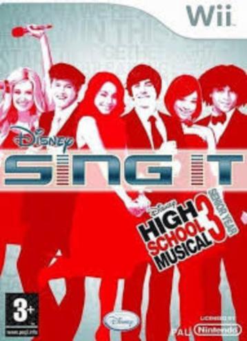 Jeu Wii Disney Sing It : High School musical 3 (neuf scellé)