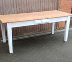 Oude landelijke eettafel 85 x 190( dringend weg ), Huis en Inrichting, Tafels | Eettafels, Ophalen, Zo goed als nieuw