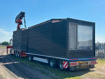 Spacebox l woonunit l stacaravan zwart 2 stuks beschikbaar voor biedingen