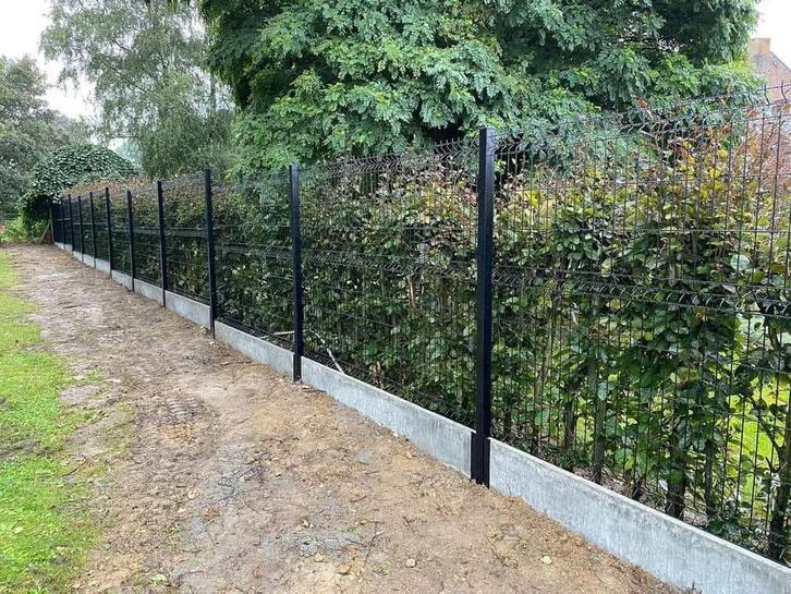 Stijve omheining (promotie: 80€ per meter, inclusief), Tuin en Terras, Tuinhekken en Hekwerk, Zo goed als nieuw, Hout, Ophalen of Verzenden