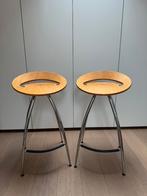 Barkrukken, Huis en Inrichting, Barkrukken, Ophalen, 60 tot 90 cm, Zo goed als nieuw, Hout