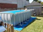 Zwembad Intex Prism Frame 400 x 200 x 122 met toebehoren, Tuin en Terras, Zwembaden, Gebruikt, 200 tot 300 cm, Opzetzwembad, 200 tot 400 cm