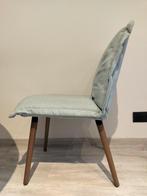 4 Klinten stoelen Ikea (2 wit en 2 blauw), Huis en Inrichting, Stoelen, Ophalen, Hout, Overige kleuren, Zo goed als nieuw