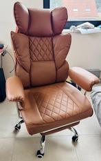 Bureaustoel / Relax - Kunstleer Bruin, Huis en Inrichting, Ophalen, Gaming bureaustoel, Bruin, Zo goed als nieuw