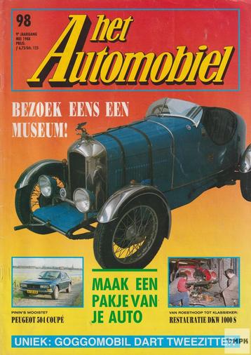 Het Automobiel 1988 Magazine #98 Nederlands beschikbaar voor biedingen