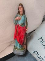 Petite statue en plâtre de Sainte Barbe représentant des min, Enlèvement