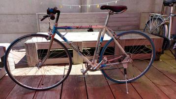 Vintage Rossin koersfiets + Rollerbank CycleTrack, 47 à 51 cm, Enlèvement, Rossin, Années 60 ou plus récent
