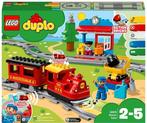 LEGO DUPLO Stoomtrein (10874) + extra Treinrails  (10882), Kinderen en Baby's, Ophalen, Zo goed als nieuw, Duplo