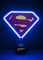Bouclier Superman avec lampe au néon DC Comics 23 x 24 cm, Collections, Ustensile, Enlèvement ou Envoi, Film, Neuf