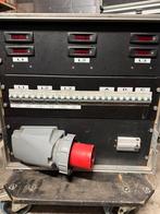 Verdeelkast 63A in kist op wielen, Ophalen, Zo goed als nieuw