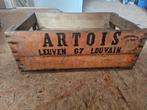 Vintage Houten krat brouwerij Artois Leuven 1967, Verzamelen, Ophalen, Zo goed als nieuw, Overige typen, Stella Artois