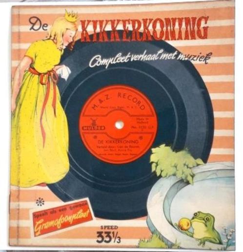 single kinderboek "De kikkerkoning", Cd's en Dvd's, Vinyl Singles, Gebruikt, Single, Ophalen of Verzenden