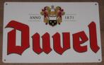 DUVEL BIER : Metalen Bord Logo Duvel Bier - Anno 1871, Verzamelen, Biermerken, Verzenden, Nieuw, Reclamebord, Plaat of Schild