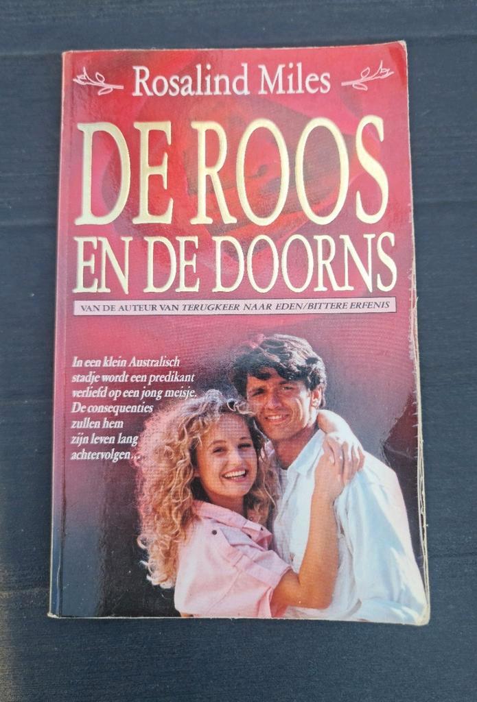 Boek : de roos en de doorns / Rosalind Miles, Boeken, Romans, Zo goed als nieuw, Ophalen of Verzenden