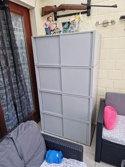 4+1 Stock caisson coulissant métallique, Huis en Inrichting, Kasten | Schoenenkasten, Zo goed als nieuw