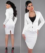 Dames Business Blazer Wit, Maat 38/40 (M), Wit, Nieuw, Ophalen of Verzenden