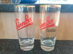 2 verres à bière "Simba"., Collections, Marques de bière, Enlèvement ou Envoi, Neuf, Verre ou Verres, Autres marques