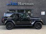Jeep Wrangler Unlimited 4xe 380 Sahara Sky-one Cabrio|Stuurv, Auto's, Jeep, Automaat, Zwart, Cabriolet, Zwart